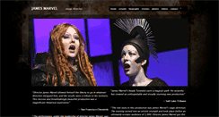 Desktop Screenshot of jamesmarvel.com
